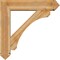 Ekena Millwork Legacy Arts and Crafts Rough Sawn Bracket w/ Offset Brace, Western Red Cedar, 8"W x 36"D x 36"H BKT0806X36X36LEC03RWR - alternate 4